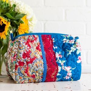 April Cornell Everyday Patchwork LG Cosmetic Bag